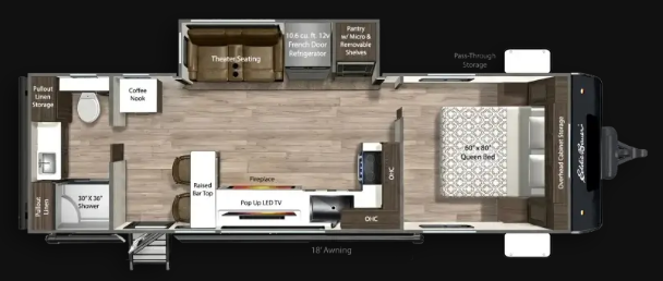 View 2026 Dutchmen Eddie Bauer 265RB complete specs and manufacturer brochures