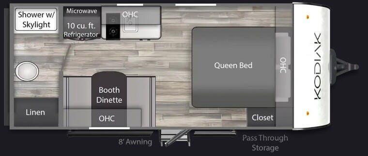 View 2026 Dutchmen Kodiak 179RBS complete specs and manufacturer brochures