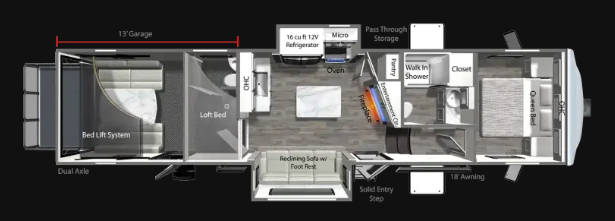 View 2026 Dutchmen Voltage V-Series 3500 complete specs and manufacturer brochures