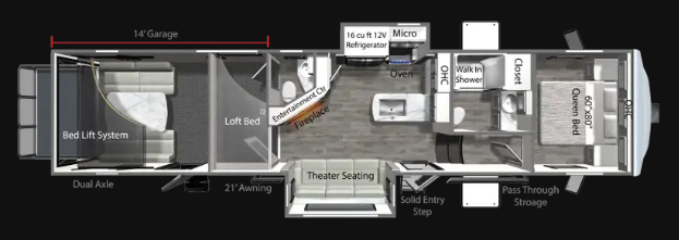 View 2026 Dutchmen Voltage V-Series 3600 complete specs and manufacturer brochures