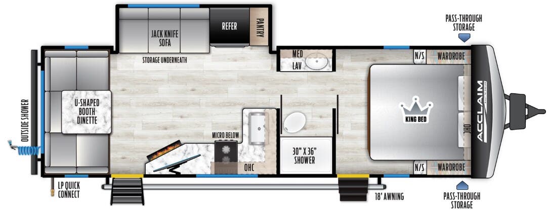 View 2026 East to West Acclaim 2500RD complete specs and manufacturer brochures