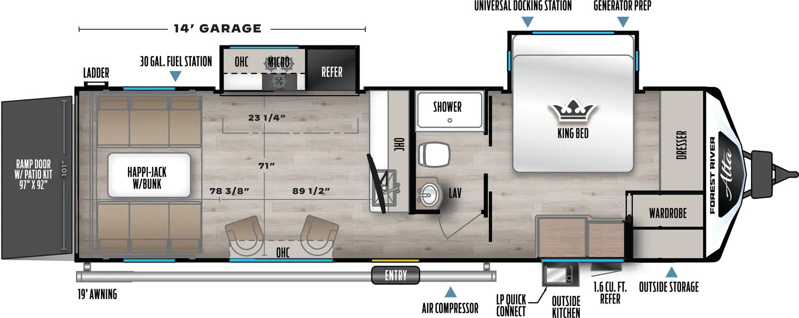 View 2026 East to West Alta 2870KTH complete specs and manufacturer brochures