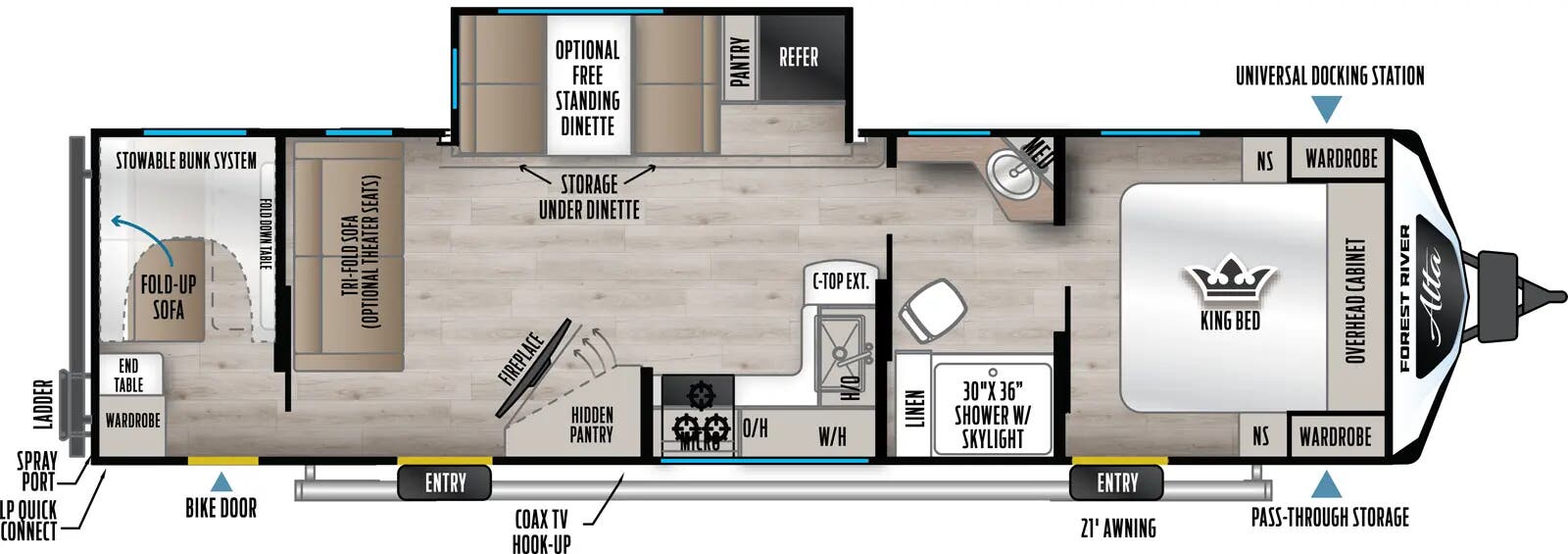 View 2026 East to West Alta 3010KBH complete specs and manufacturer brochures