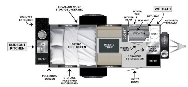 View 2026 Encore RV ROG 16FB complete specs and manufacturer brochures