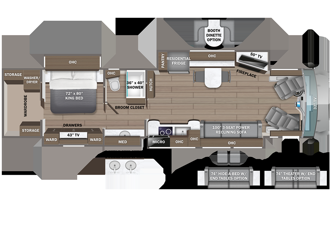 View 2026 Entegra Coach Aspire 44Z complete specs and manufacturer brochures