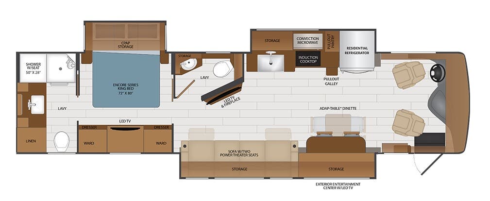 View 2026 Fleetwood Frontier 37S complete specs and manufacturer brochures