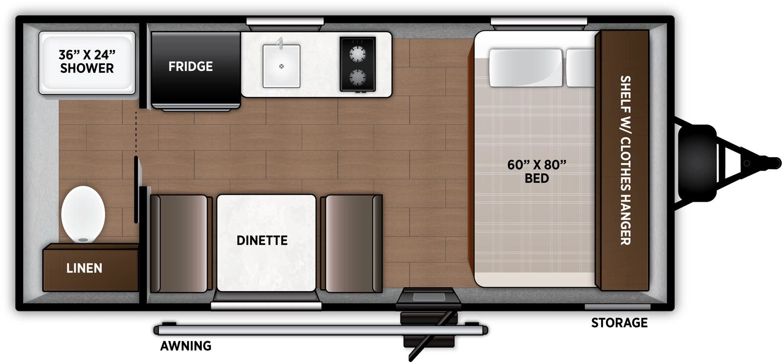 View 2026 Forest River Airelume 162 complete specs and manufacturer brochures