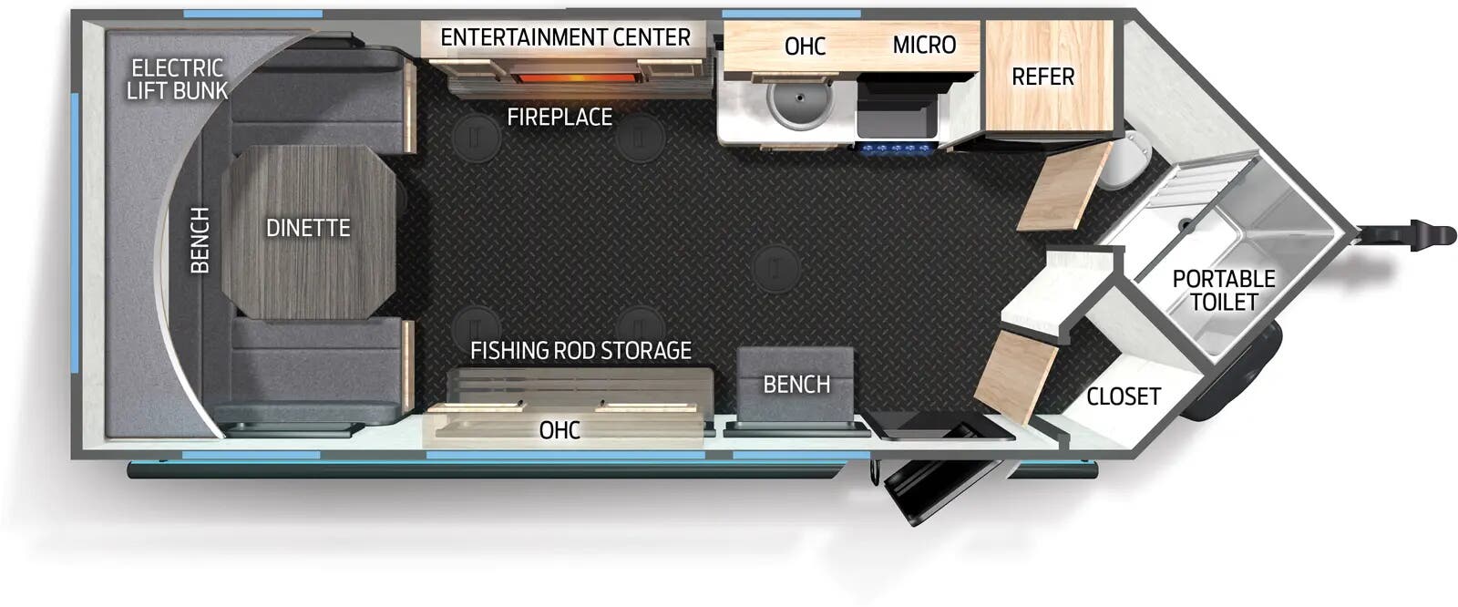 View 2026 Forest River Cherokee Grey Wolf 17BB complete specs and manufacturer brochures
