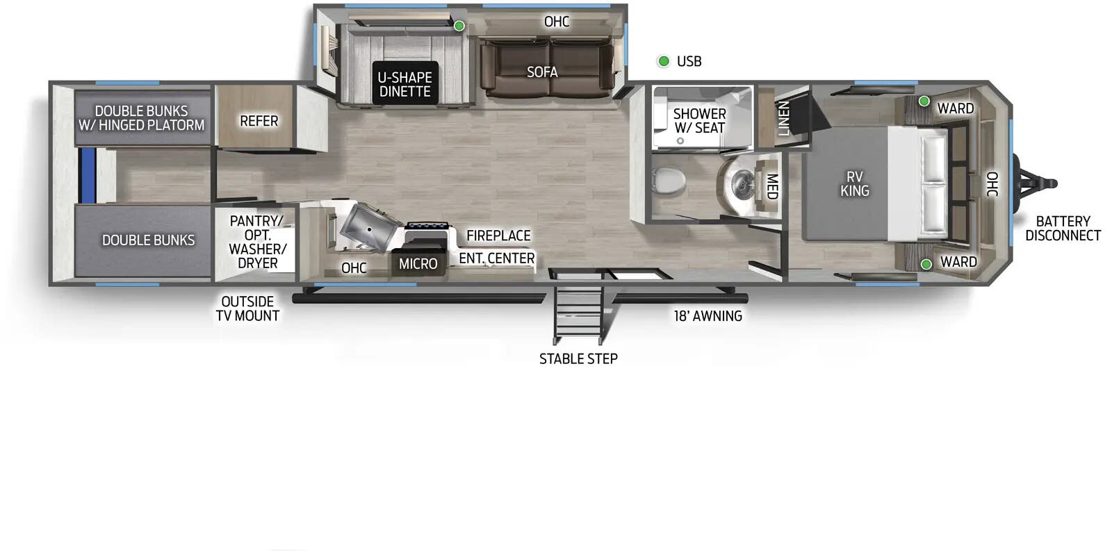 View 2026 Forest River Cherokee Timberwolf Black Label 39TNBL complete specs and manufacturer brochures