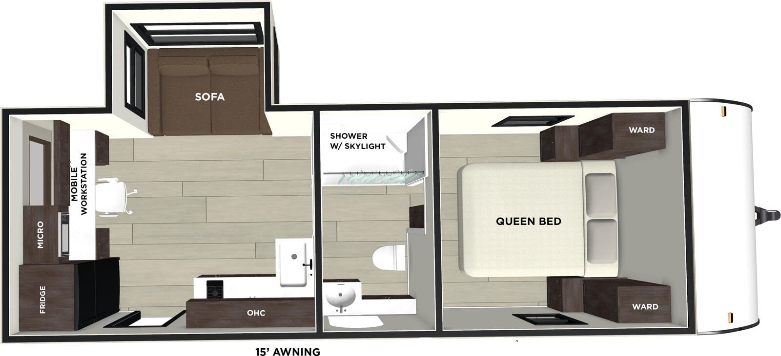 View 2026 Forest River EVO Single 163RD complete specs and manufacturer brochures