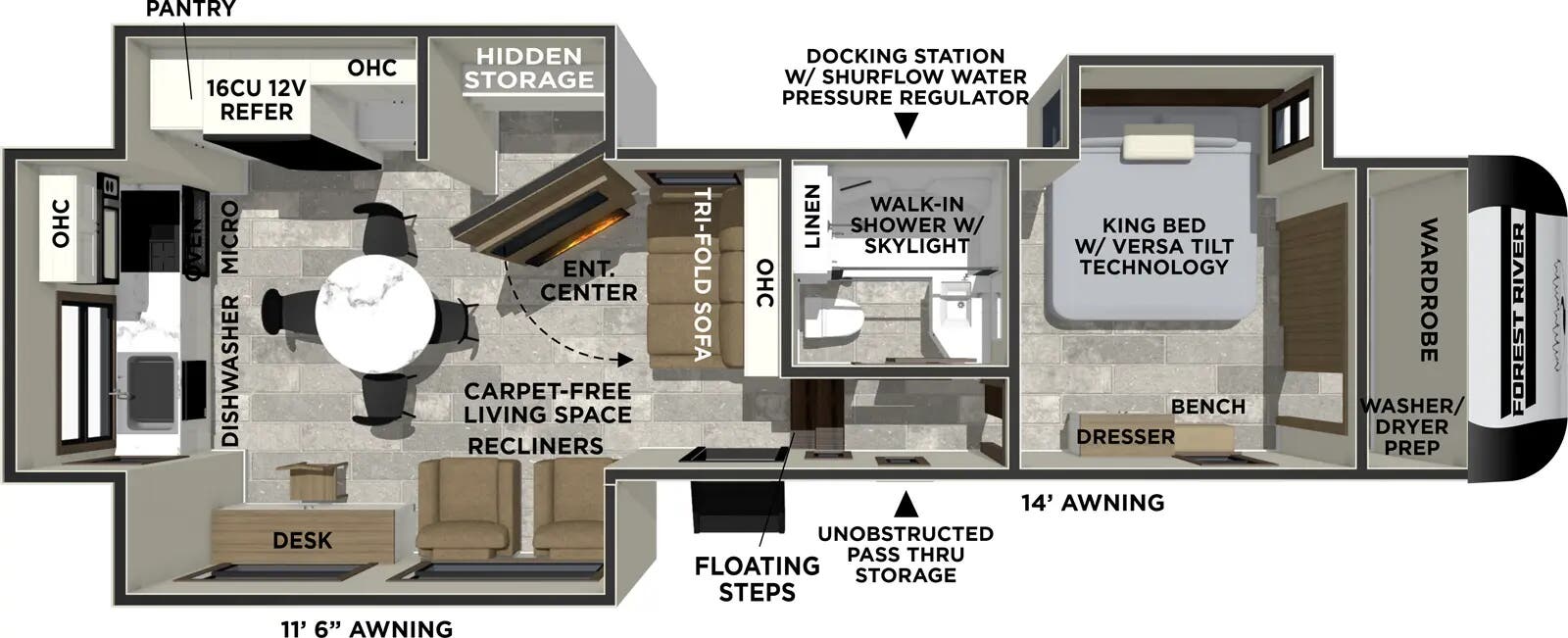 View 2026 Forest River Impression 301ML complete specs and manufacturer brochures
