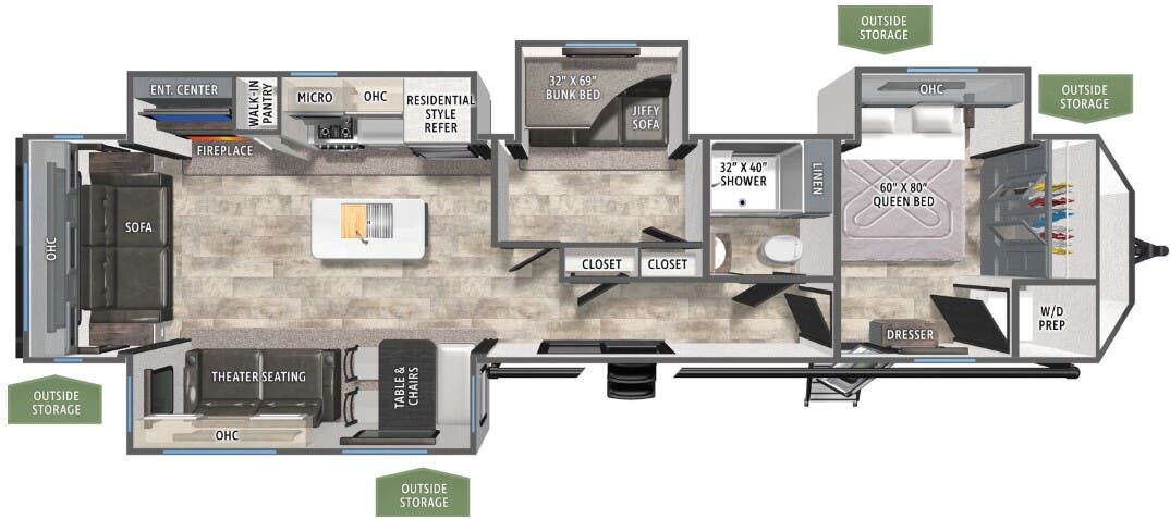View 2026 Forest River Puma Vista 38RLB complete specs and manufacturer brochures
