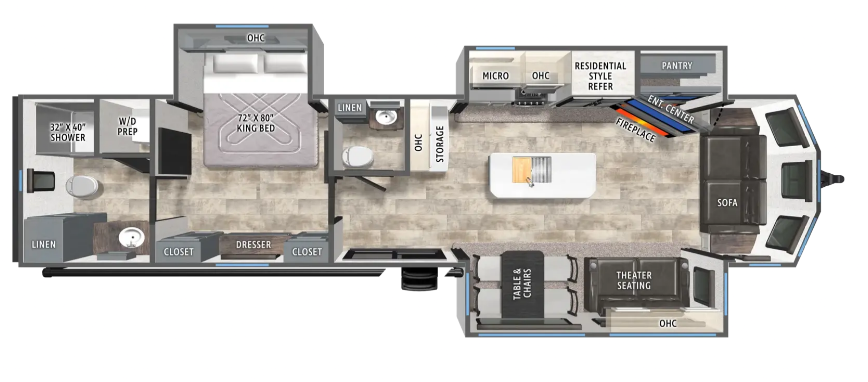 View 2026 Forest River Puma Vista 38VFL complete specs and manufacturer brochures