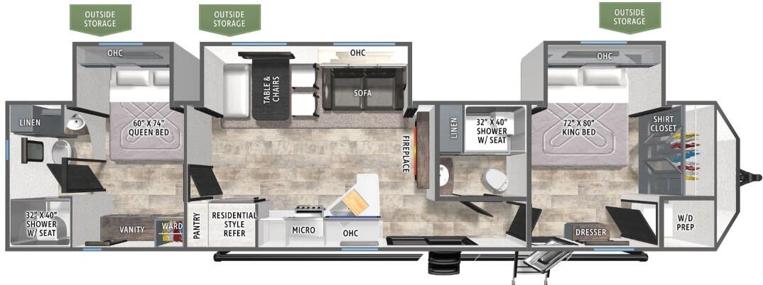 View 2026 Forest River Puma Vista 39DBT complete specs and manufacturer brochures