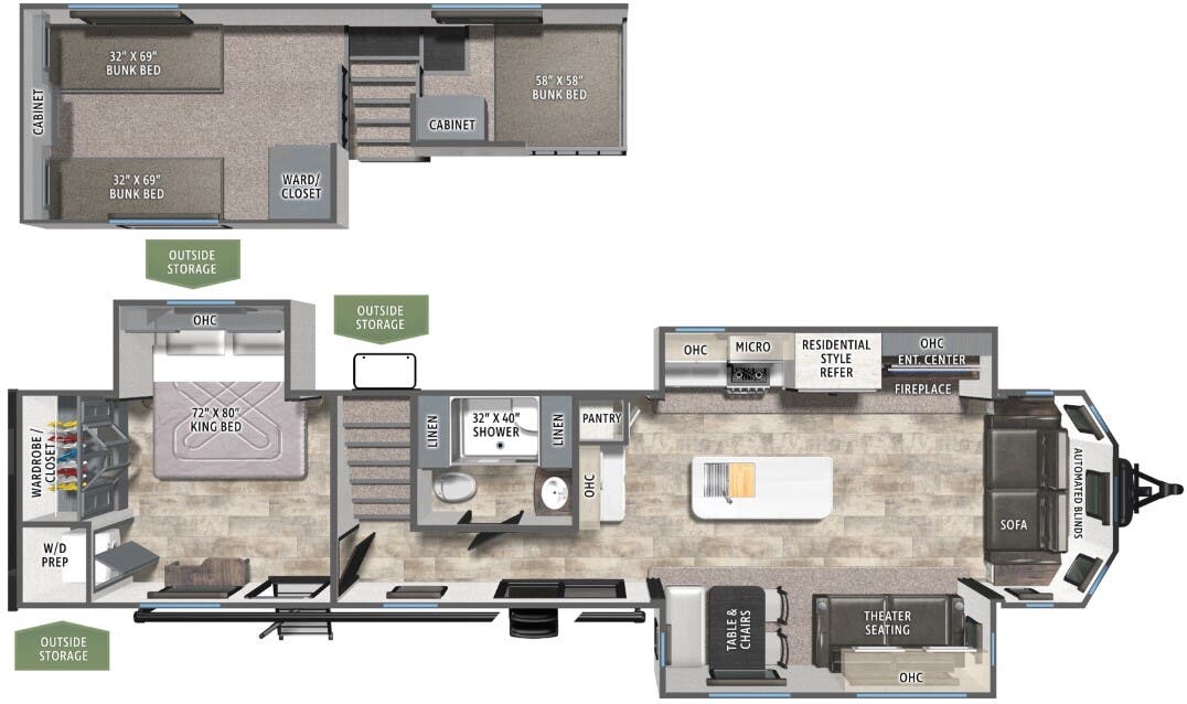 View 2026 Forest River Puma Vista 402LFT complete specs and manufacturer brochures