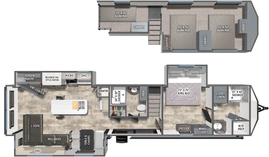 View 2026 Forest River Puma Vista 422LFT complete specs and manufacturer brochures