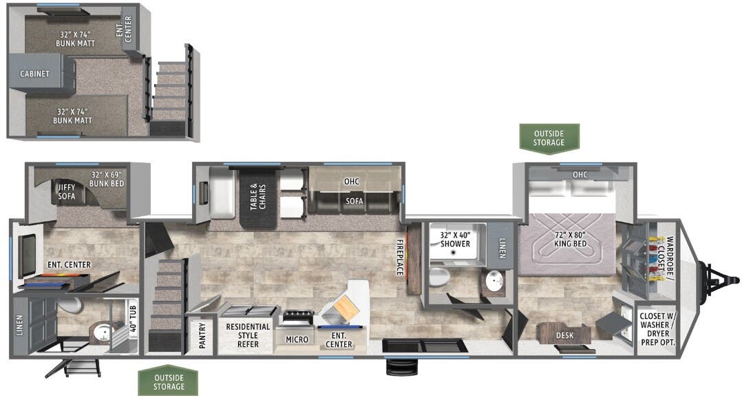 View 2026 Forest River Puma Vista 429LFT complete specs and manufacturer brochures