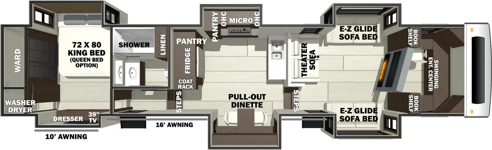 View 2026 Forest River RiverStone 425FO complete specs and manufacturer brochures