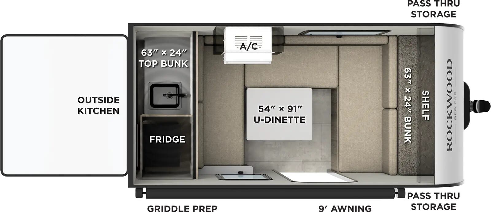 View 2026 Forest River Rockwood Geo Pro G11LE complete specs and manufacturer brochures