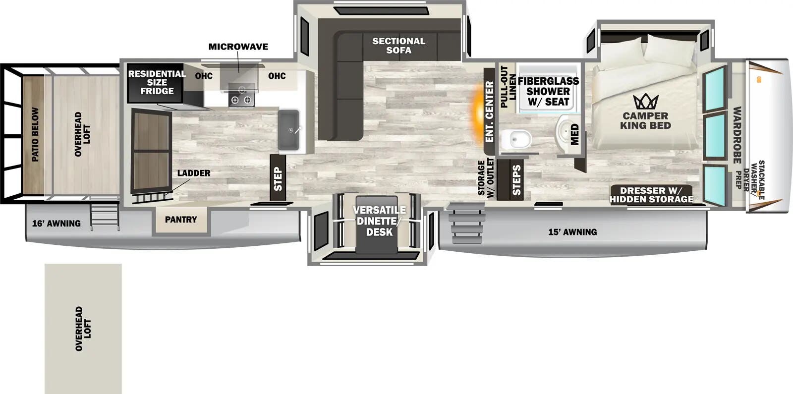 View 2026 Forest River Sabre 36ML complete specs and manufacturer brochures