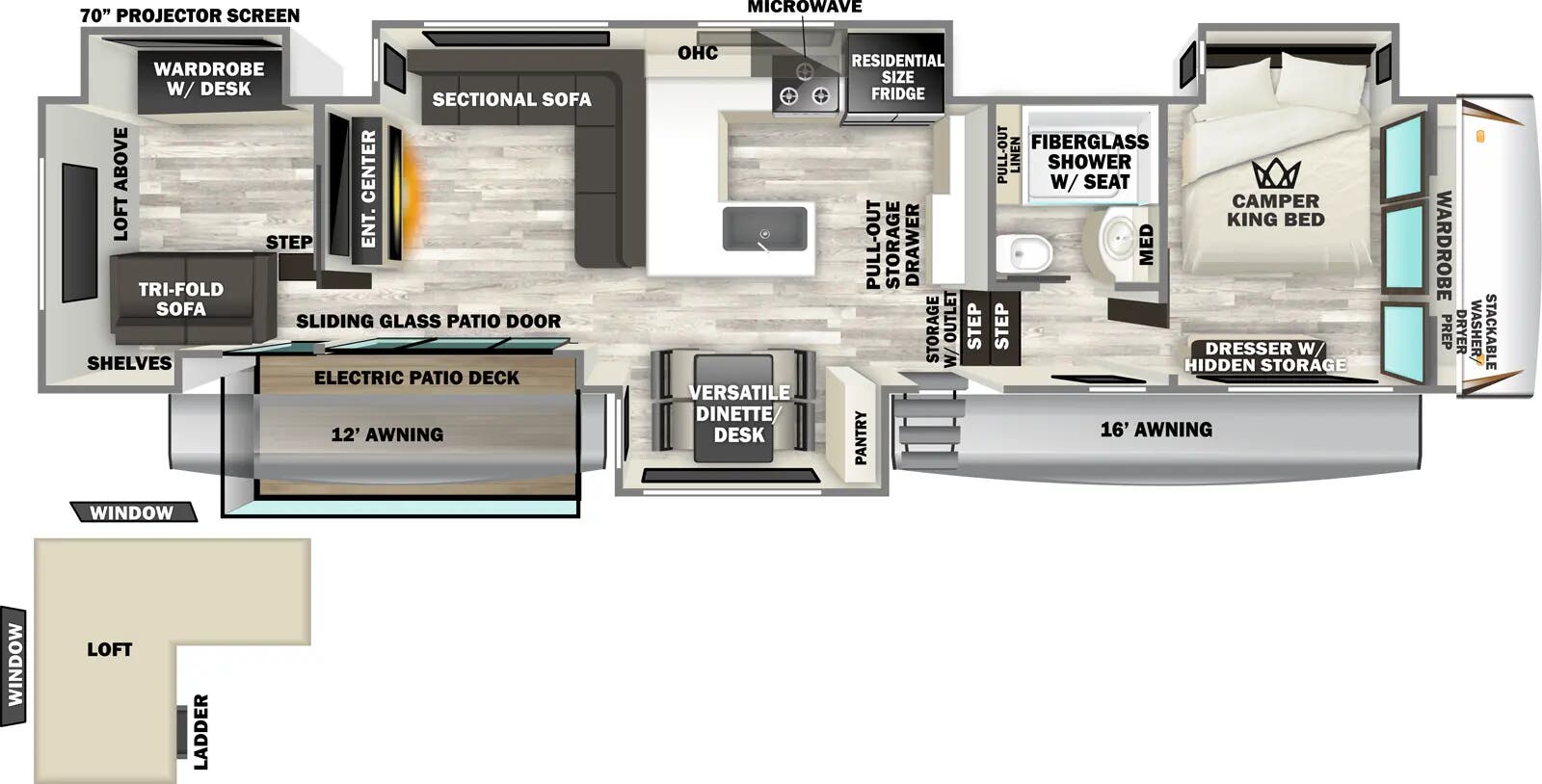 View 2026 Forest River Sabre 37RVMILES complete specs and manufacturer brochures