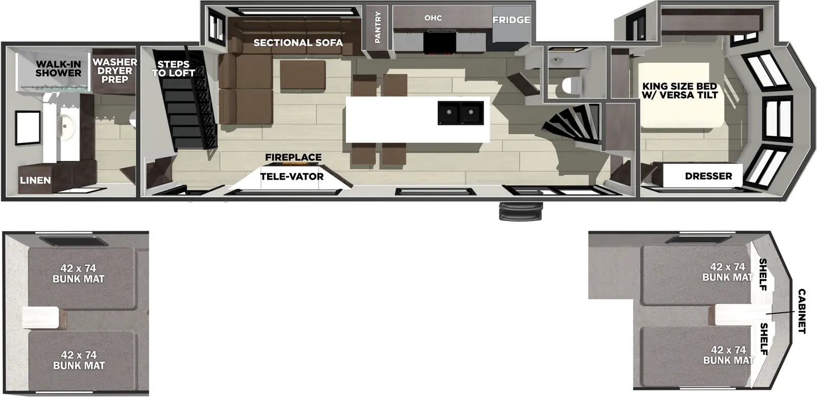 View 2026 Forest River Salem Villa 44ZEN complete specs and manufacturer brochures