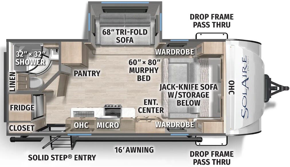 View 2026 Forest River Solaire 2080RBS complete specs and manufacturer brochures