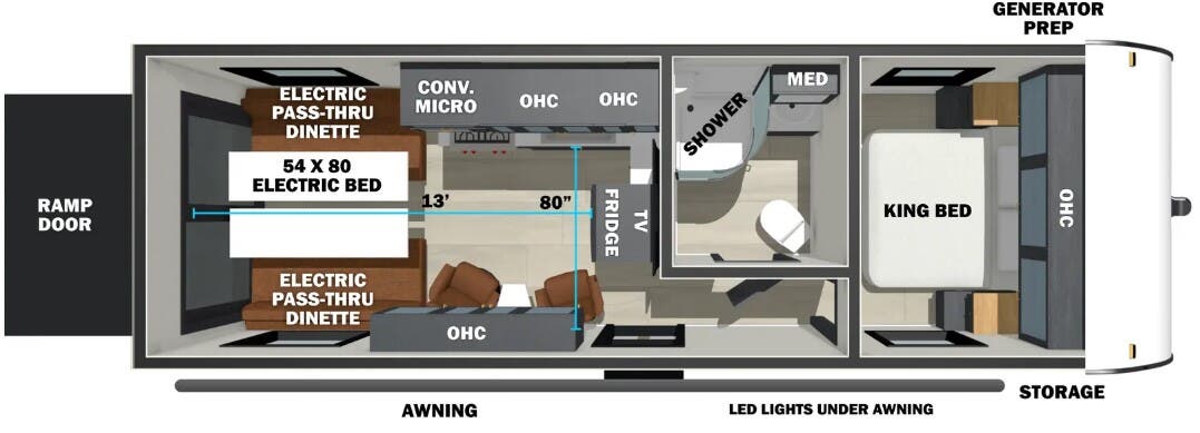 View 2026 Forest River Stealth 2550 complete specs and manufacturer brochures