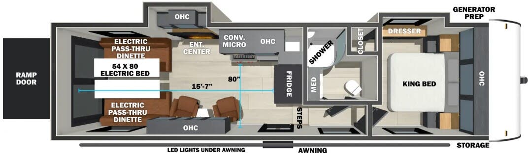 View 2026 Forest River Stealth 2800 complete specs and manufacturer brochures