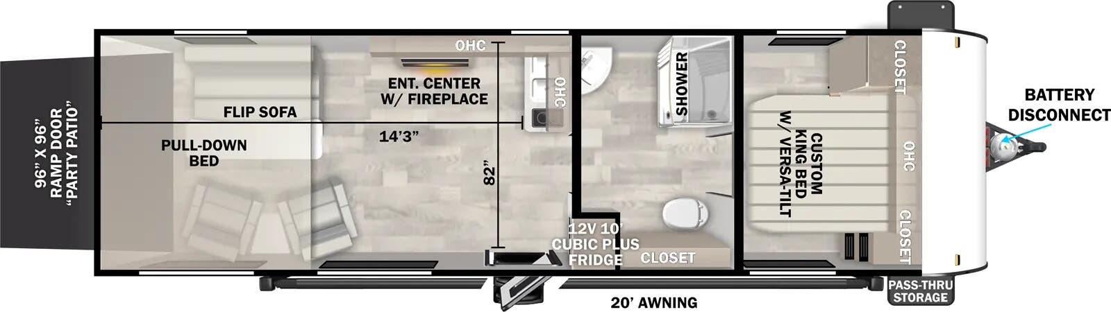 View 2026 Forest River Wildwood X-Lite 265RTXL complete specs and manufacturer brochures
