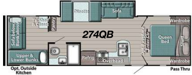 View 2026 Gulf Stream Ameri-Lite Ultra-Lite 274QB complete specs and manufacturer brochures