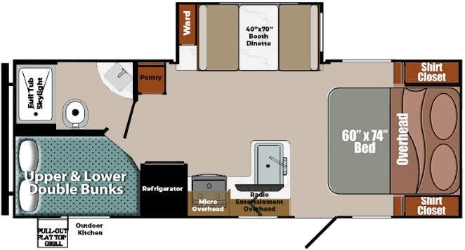 View 2026 Gulf Stream Gulf Breeze Signature 25CBQ complete specs and manufacturer brochures