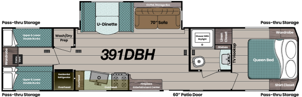 View 2026 Gulf Stream Innsbruck Lodge 391DBH complete specs and manufacturer brochures