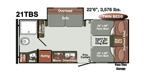 View 2026 Gulf Stream Matrix SVT90 21TBS complete specs and manufacturer brochures