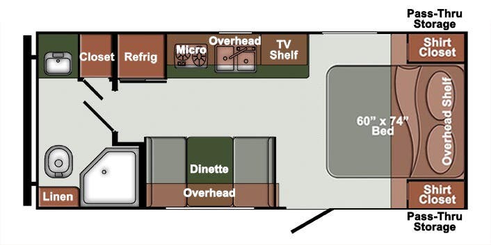 View 2026 Gulf Stream Streamlite SVT 19FMB complete specs and manufacturer brochures