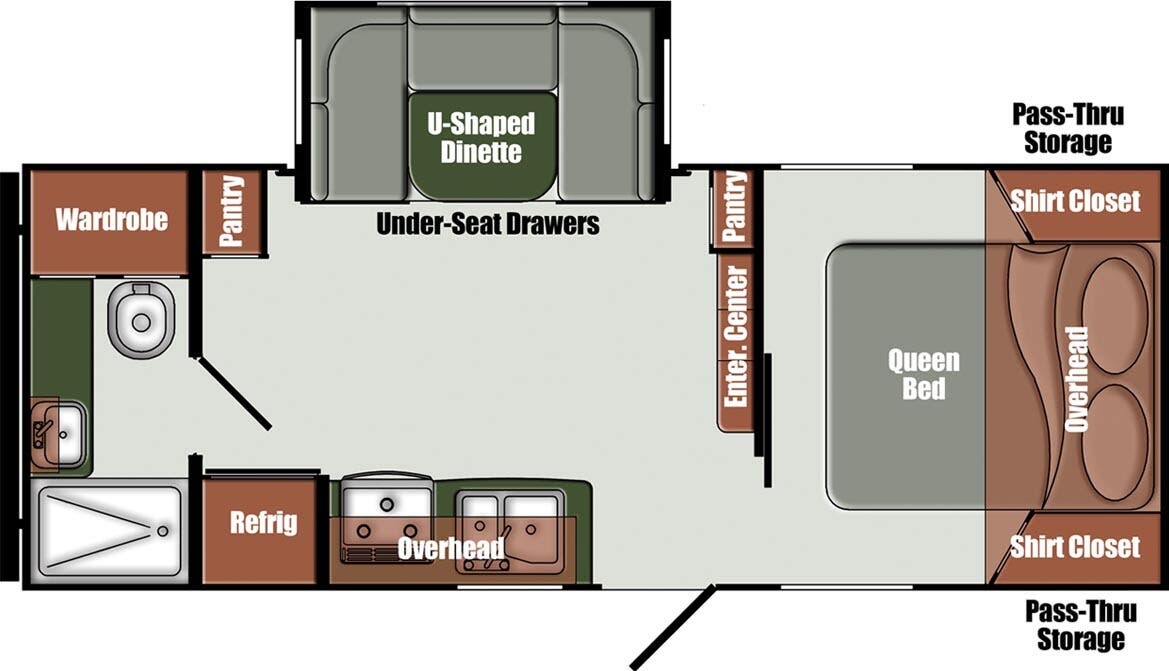 View 2026 Gulf Stream Streamlite Signature 24RBS complete specs and manufacturer brochures