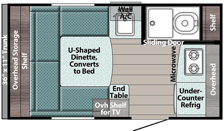 View 2026 Gulf Stream Trail Boss 160FK complete specs and manufacturer brochures