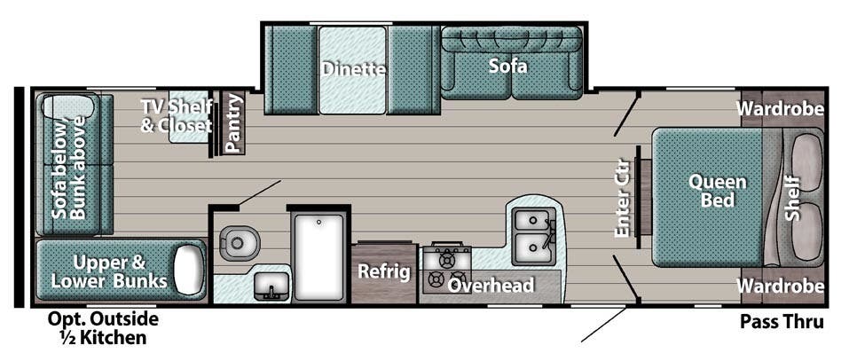 View 2026 Gulf Stream Trailmaster Lite Ultra-Lite 274QB complete specs and manufacturer brochures