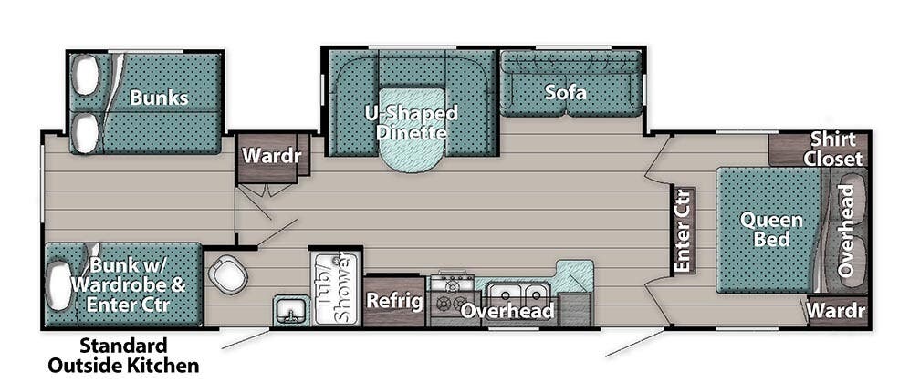 View 2026 Gulf Stream Trailmaster Supreme 323TBR complete specs and manufacturer brochures