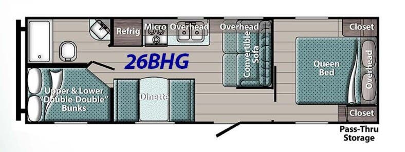 View 2026 Gulf Stream Yellowstone Classic 26BHG complete specs and manufacturer brochures