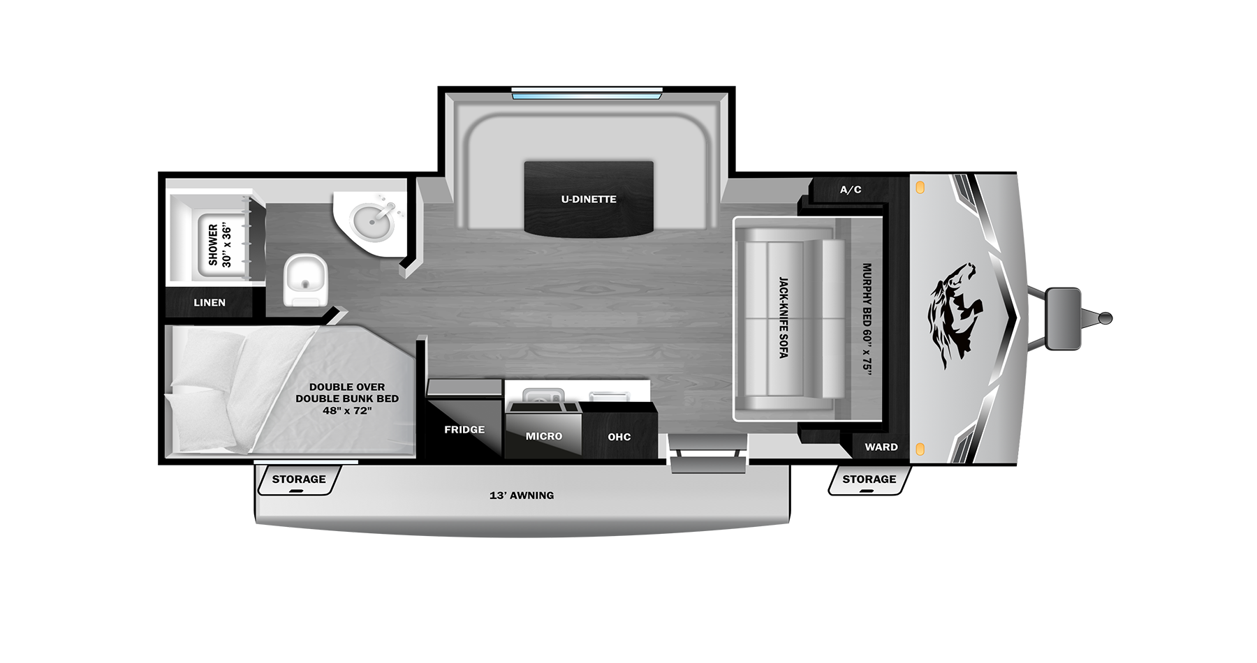 View 2026 Highland Ridge Colt 18MBS complete specs and manufacturer brochures