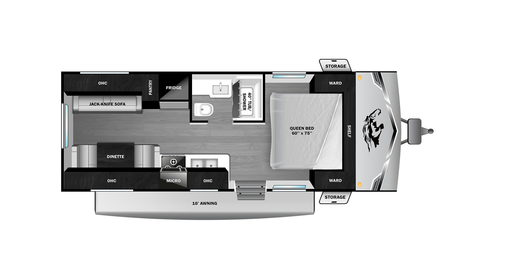 View 2026 Highland Ridge Colt 21QB complete specs and manufacturer brochures