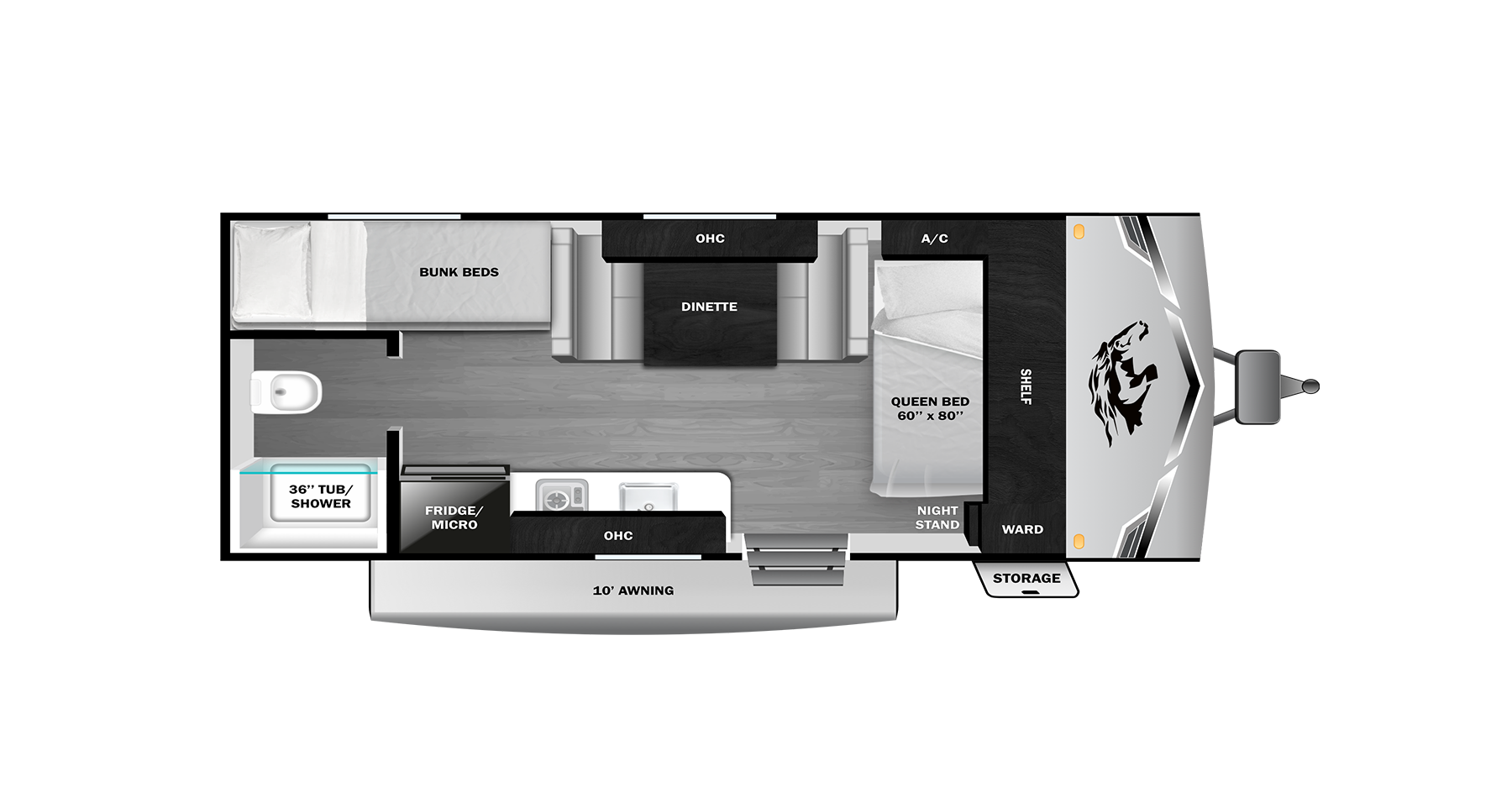 View 2026 Highland Ridge Colt CTR Edition 17BH complete specs and manufacturer brochures