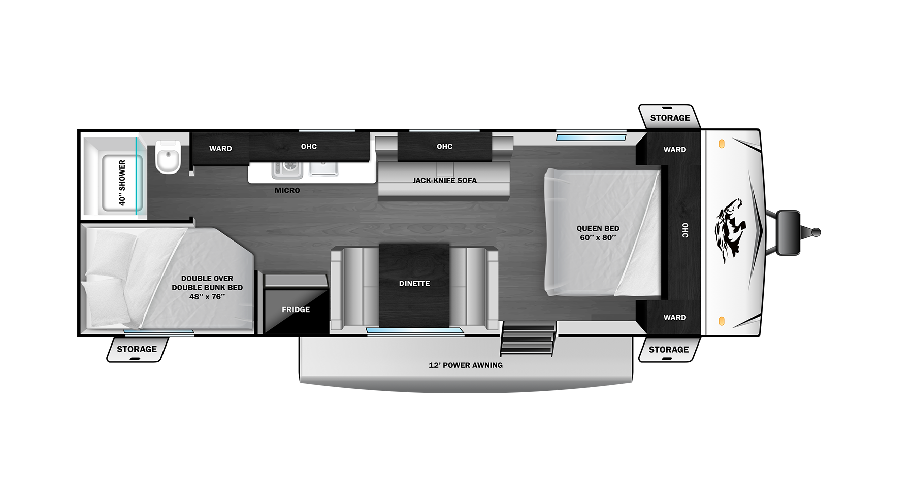 View 2026 Highland Ridge Colt CTR Edition 25BH complete specs and manufacturer brochures