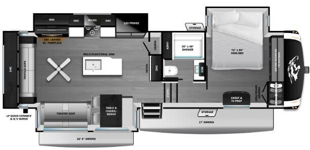 View 2026 Highland Ridge Roamer 32RLTS complete specs and manufacturer brochures