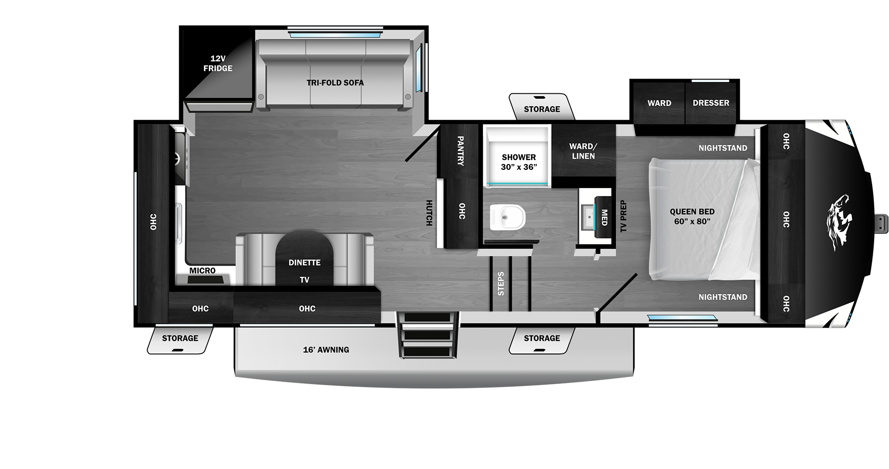 View 2026 Highland Ridge Roamer Light Duty 24MLDS complete specs and manufacturer brochures