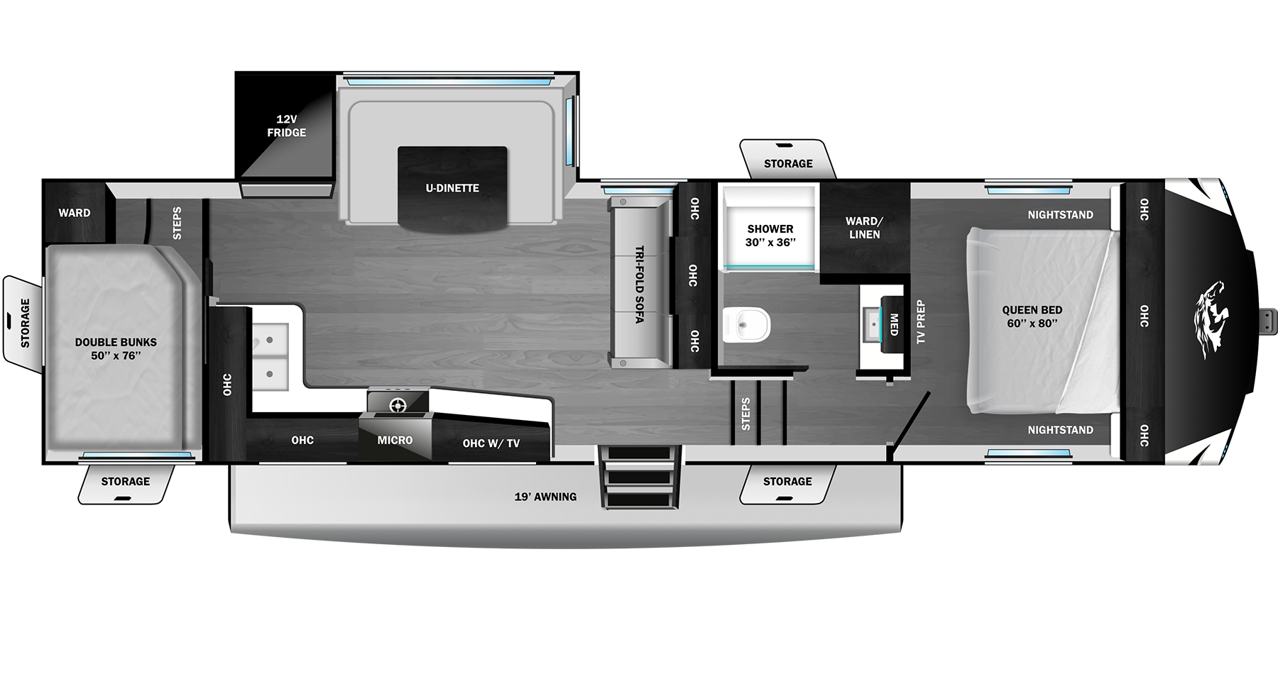 View 2026 Highland Ridge Roamer Light Duty 28DBSS complete specs and manufacturer brochures