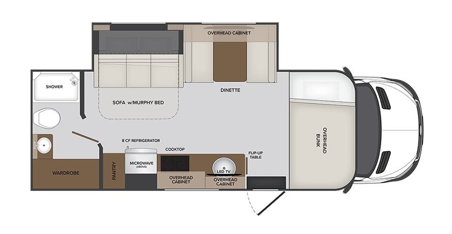 View 2026 Holiday Rambler Element 25M complete specs and manufacturer brochures
