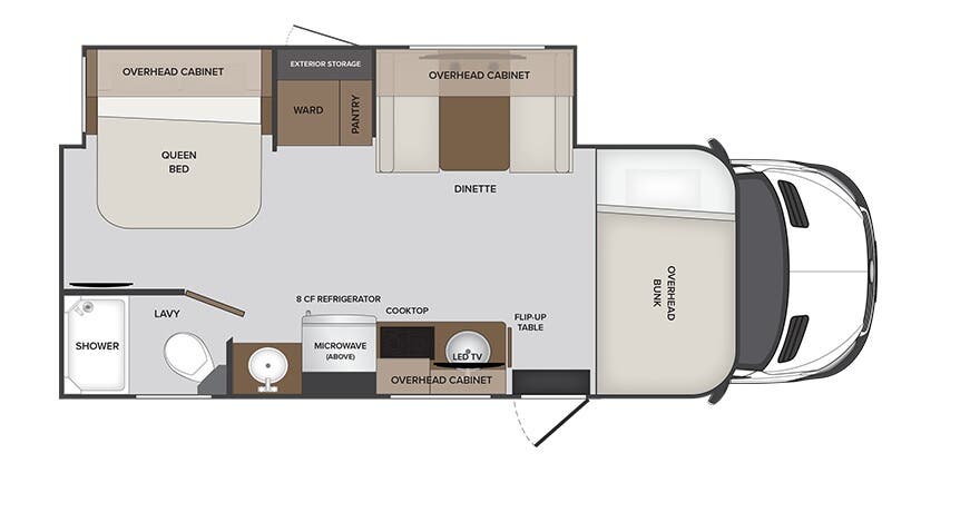 View 2026 Holiday Rambler Element 25Q complete specs and manufacturer brochures