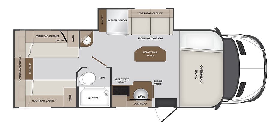 View 2026 Holiday Rambler Element 25T complete specs and manufacturer brochures